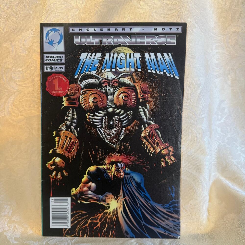 Night Man #9 Malibu Ultraverse 1994 1st Birthday Issue Dark 90s Comic Raw
